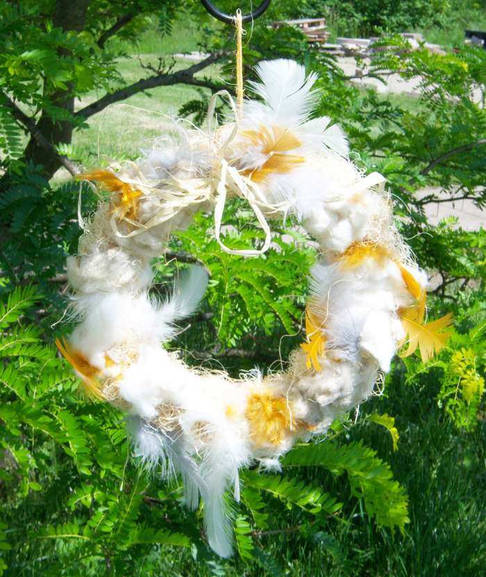 Songbird Wild Bird Nesting Wreath w/Refill Kit